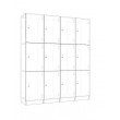 Lockers 12 Doors - Locker bank of 3 x high & 4 x Wide